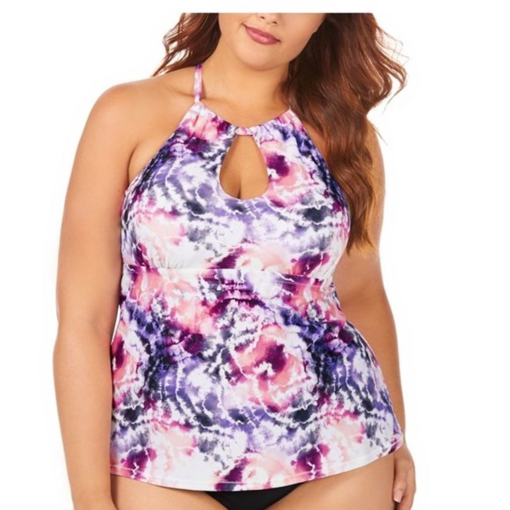 Raisins Curve Plus Size Juniors' Rosalie Swim Top